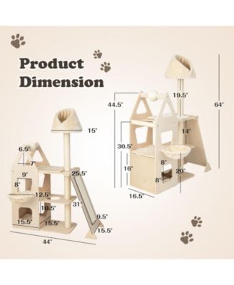 Multi-Level Cat Tree with Sisal Scratching Post