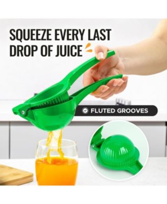 Premium Quality Metal Orange Squeezer, Citrus Juicer, Manual Press for Extracting the Most Juice Possible