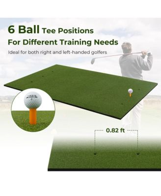 5 x 3 FT Golf Hitting Mat Artificial Indoor Outdoor Turf Golf Training Mat 20 mm