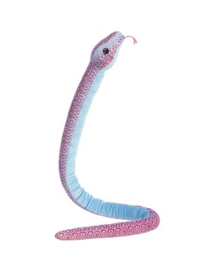 X-Large Kusheez Pastel Tie Dye Snake Playful Plush Toy Pink 51"