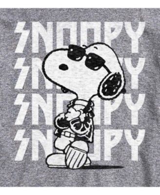 Hybrid Apparel Snoopy Rock Name Repeat Men's Short Sleeve Tee