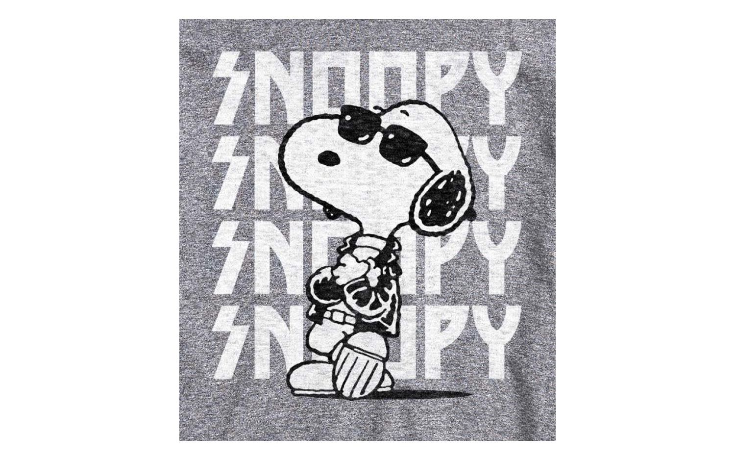 Hybrid Apparel Snoopy Rock Name Repeat Men's Short Sleeve Tee