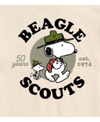 Hybrid Apparel Snoopy Woodstock Beagle Scout Men's Short Sleeve Tee