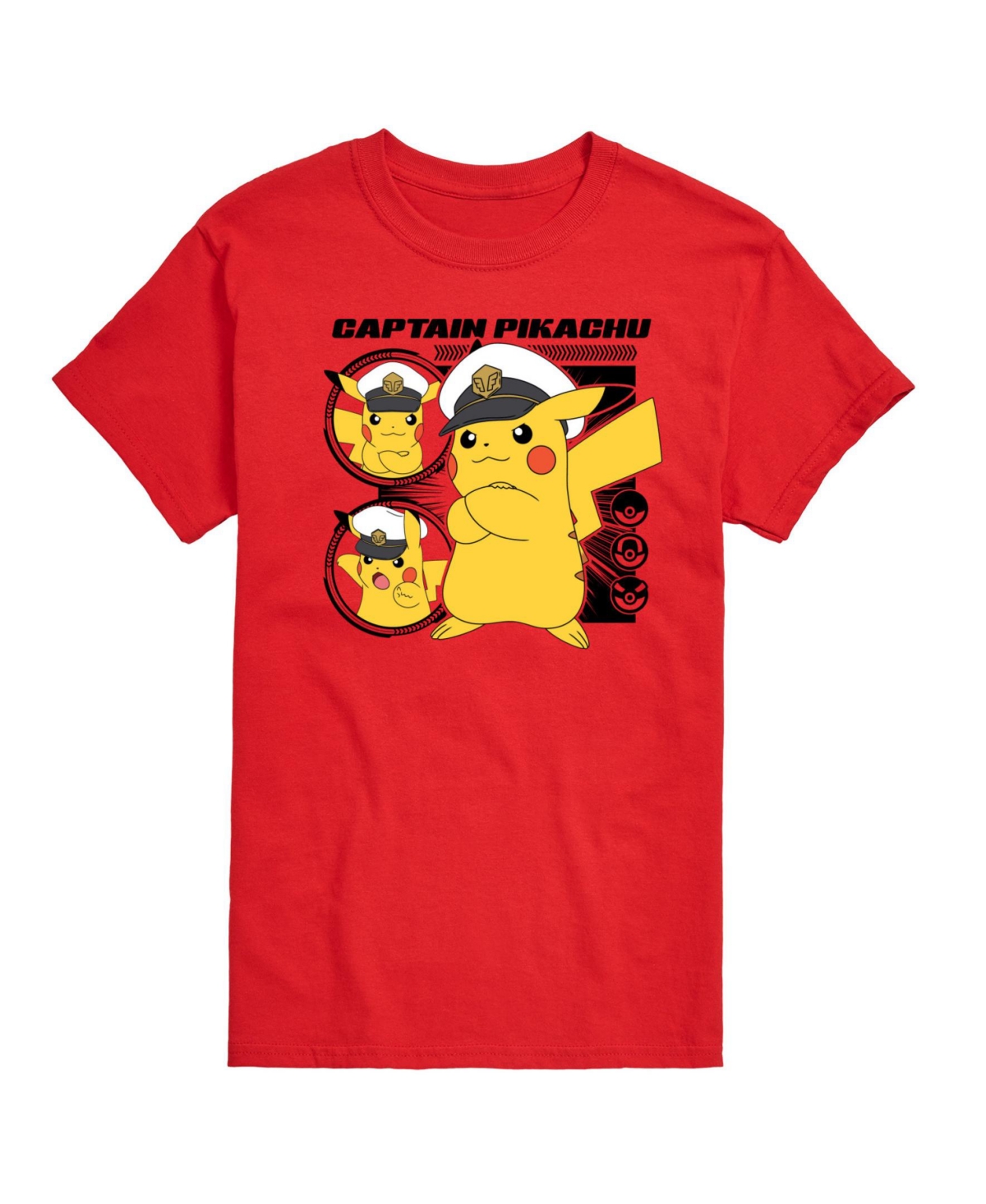 Hybrid Apparel Captain Pikachu Mens Short Sleeve Tee - Green