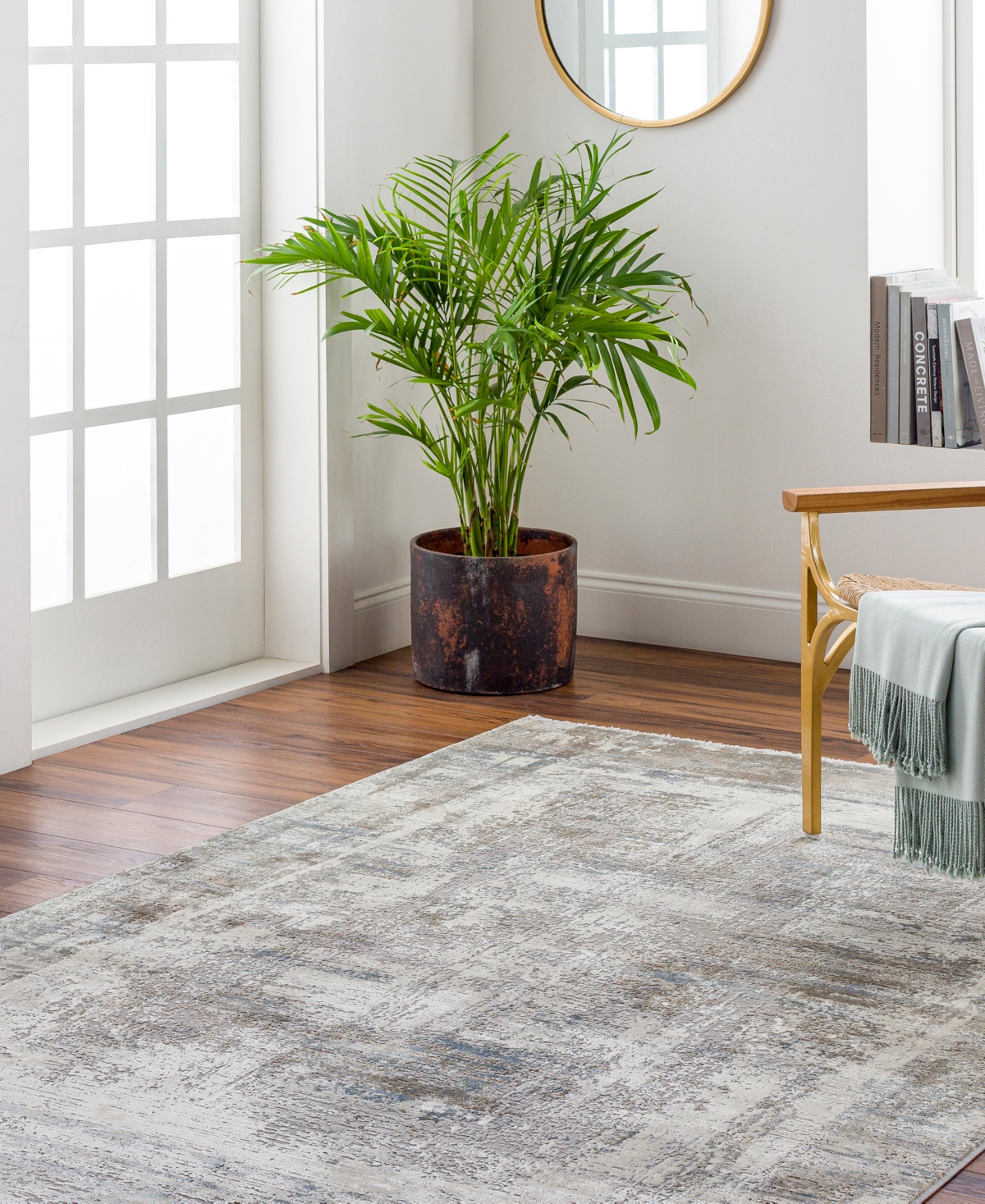 Surya Solar 32275 3'1"x8' Runner Area Rug In Cream