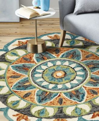 Radiance RDC-085 5'x5' Round Area Rug