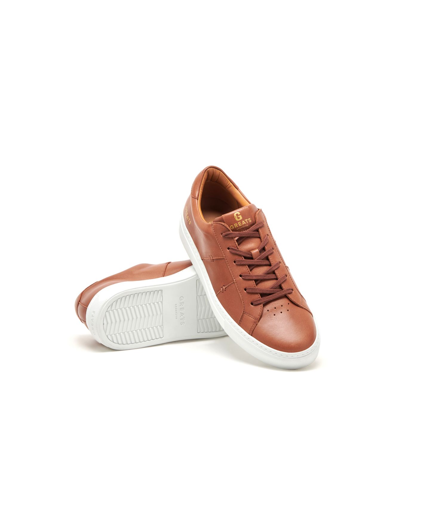 Мужские кроссовки GREATS Royale 2.0 Leather, цвет: Cuoio — фото 4