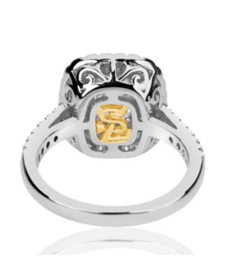 Suzy Levian Sterling Silver Cubic Zirconia Ring
