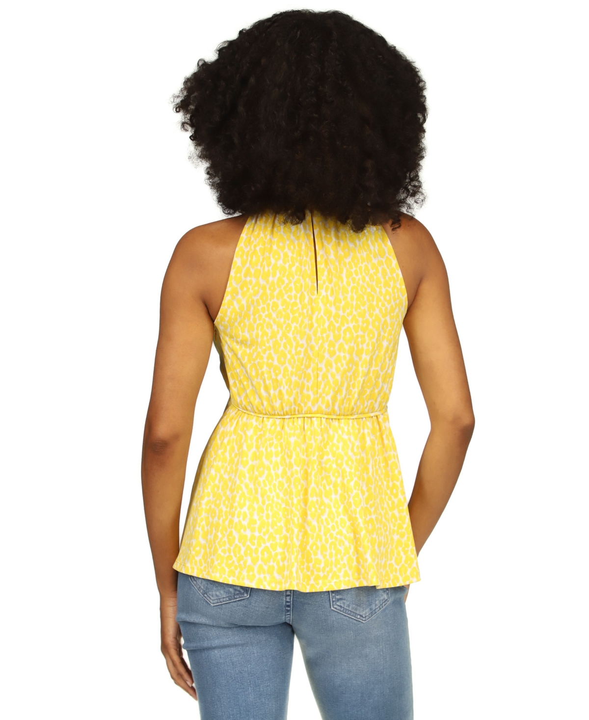 Michael Michael Kors Women's Animal-Print Sleeveless Top