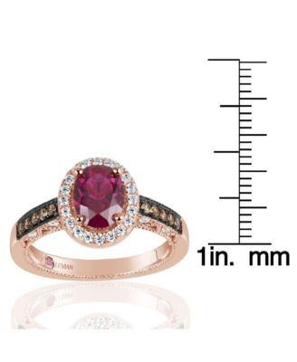 Suzy Levian Sterling Silver Cubic Zirconia Ring