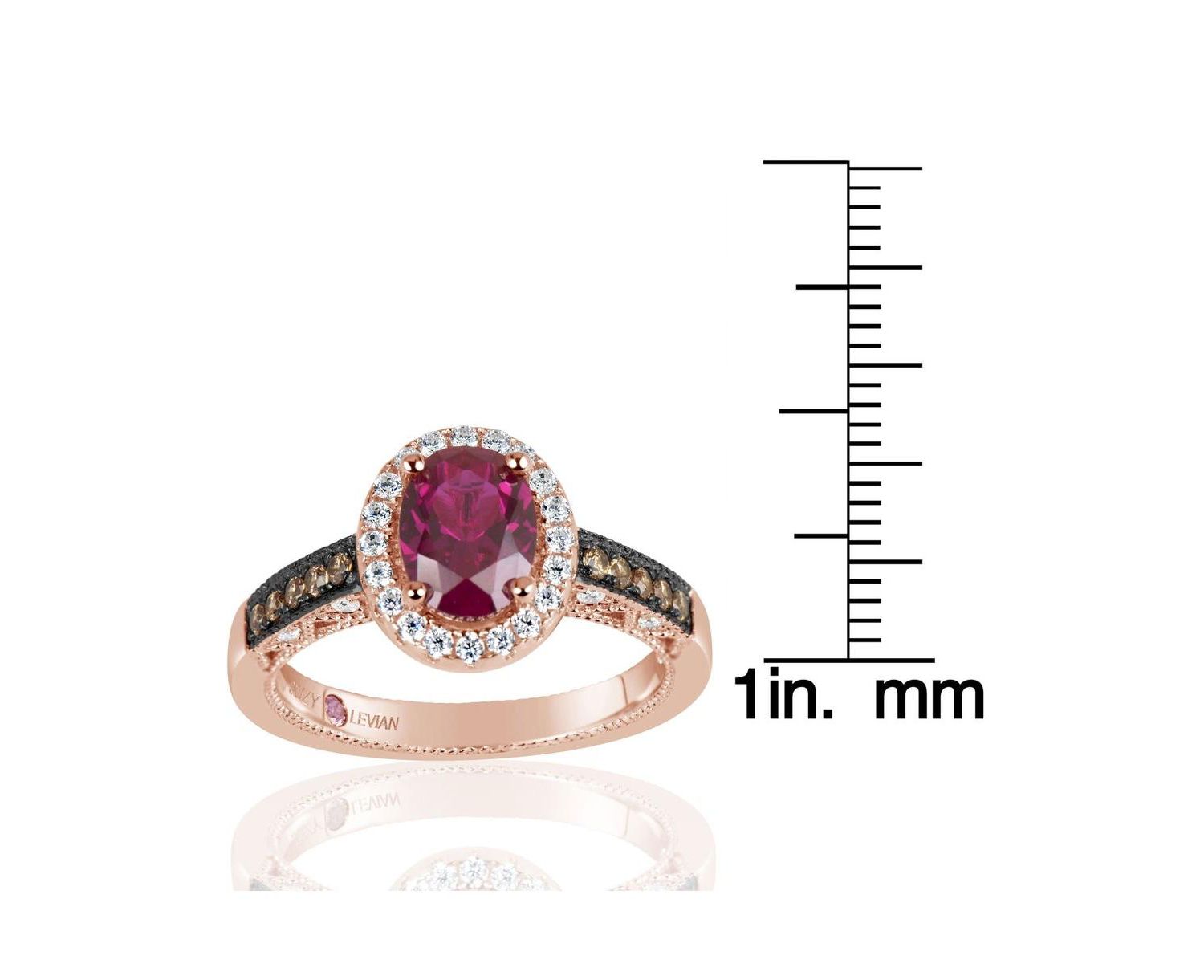 Suzy Levian Sterling Silver Cubic Zirconia Ring
