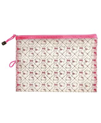 Sanrio Quilt Pattern 3 Pack Travel Pouch Set