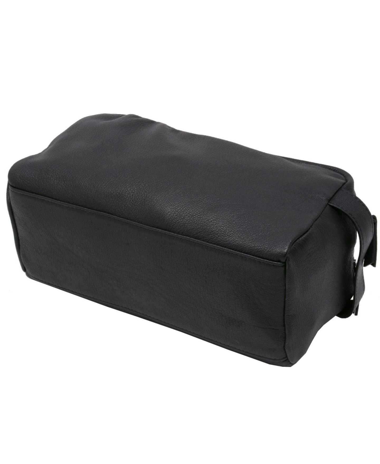Несессеры Alpine Swiss AlpineSwiss Sedona Toiletry Bag Genuine Leather Shaving Kit Dopp Kit Travel Case, цвет: Чёрный — фото 4