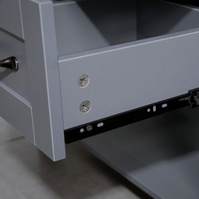 30" Vanity with Mirror, Faucet, and Marble Top