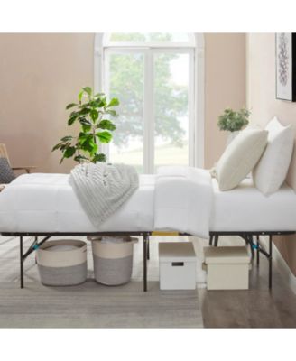 14" Adjustable Foldable Steel Bed Frame - Twin
