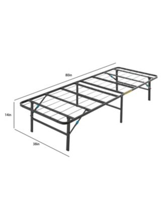 14" Adjustable Foldable Steel Bed Frame - Twin XL