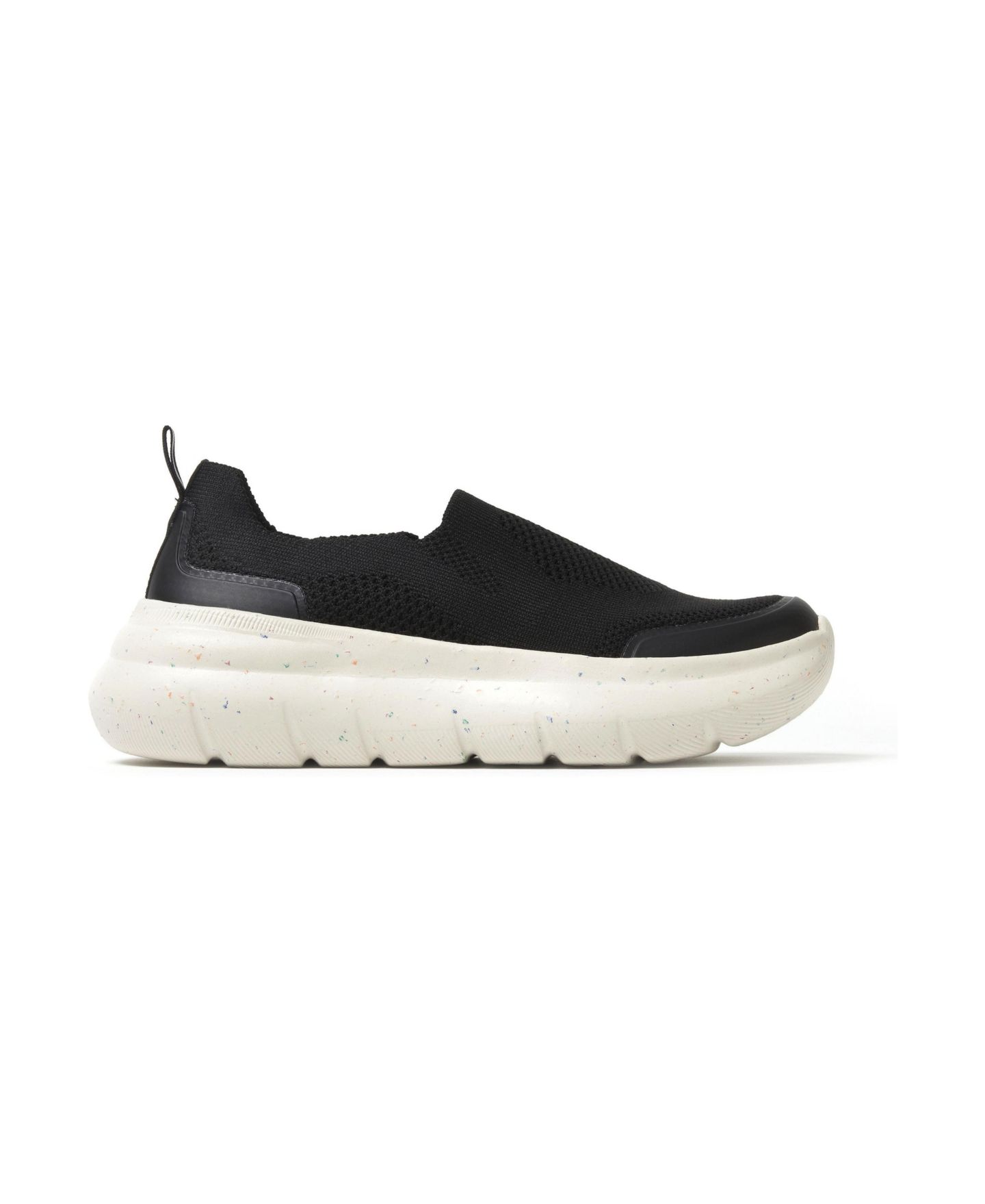Женские кроссовки Dearfoams ReGrind Crimson Lightweight Slip-On, цвет: Чёрный — фото 2