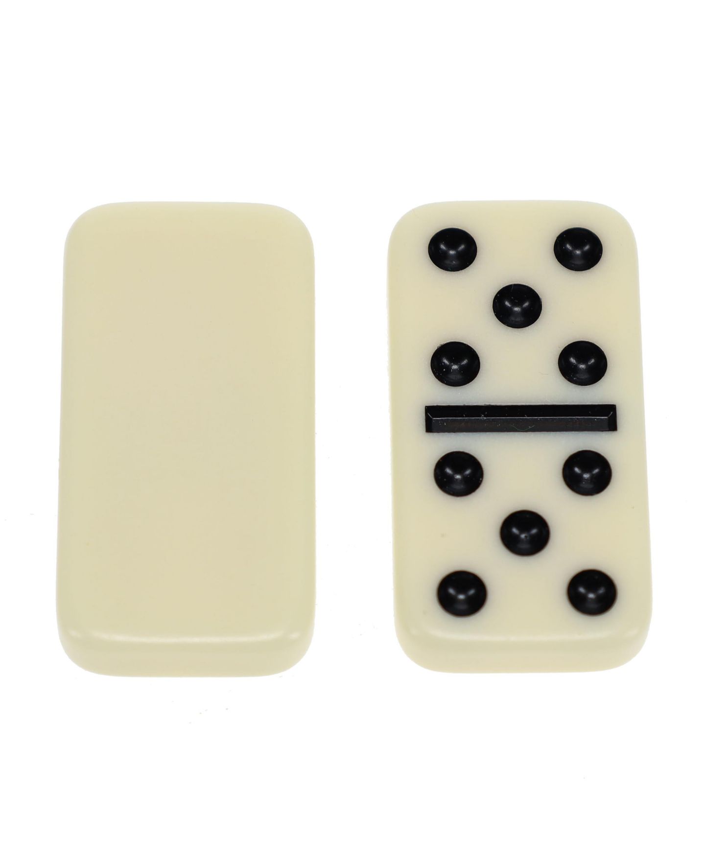 Детские игрушки Bobby Fischer WE Games Mini Double 6 Dominoes, Dice and Card Travel Game, цвет: Чёрный — фото 9