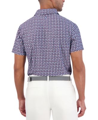 Bauhaus Geo Tech Jersey Sports Fit Polo