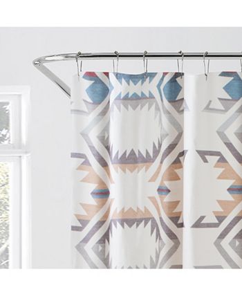 Pendleton White Sands Cotton Shower Curtain 72