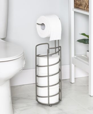 Honey Can Do Steel Toilet paper holder with Pole - Macy's