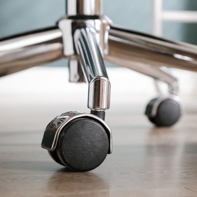 Standard  Faux Fur, Metal  Swivel, Height Adjustable, Ergonomic Office Chair