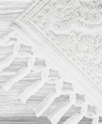 Jean Pierre New York Ricardo Fringe Cotton Bath Rug 27" x 52"