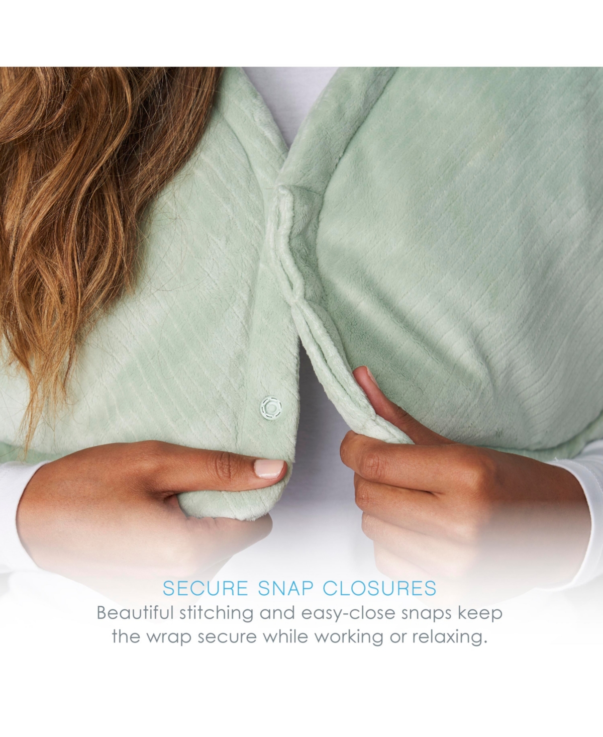 Pure Enrichment Weightedwarmth Weighted Neck And Shoulder Heating Pad In Mint