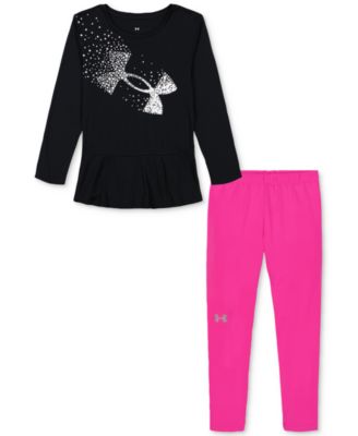 Under Armour - Toddler & Little Girls Logo Tunic & Leggings, 2 Piece Set