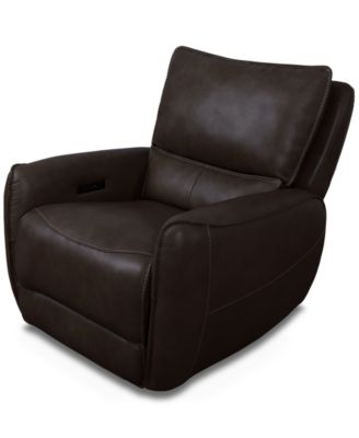 Derban 40" Leather Zero Gravity Recliner, Created for Macy's