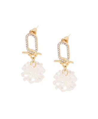 Women's Snowball Drop Earrings