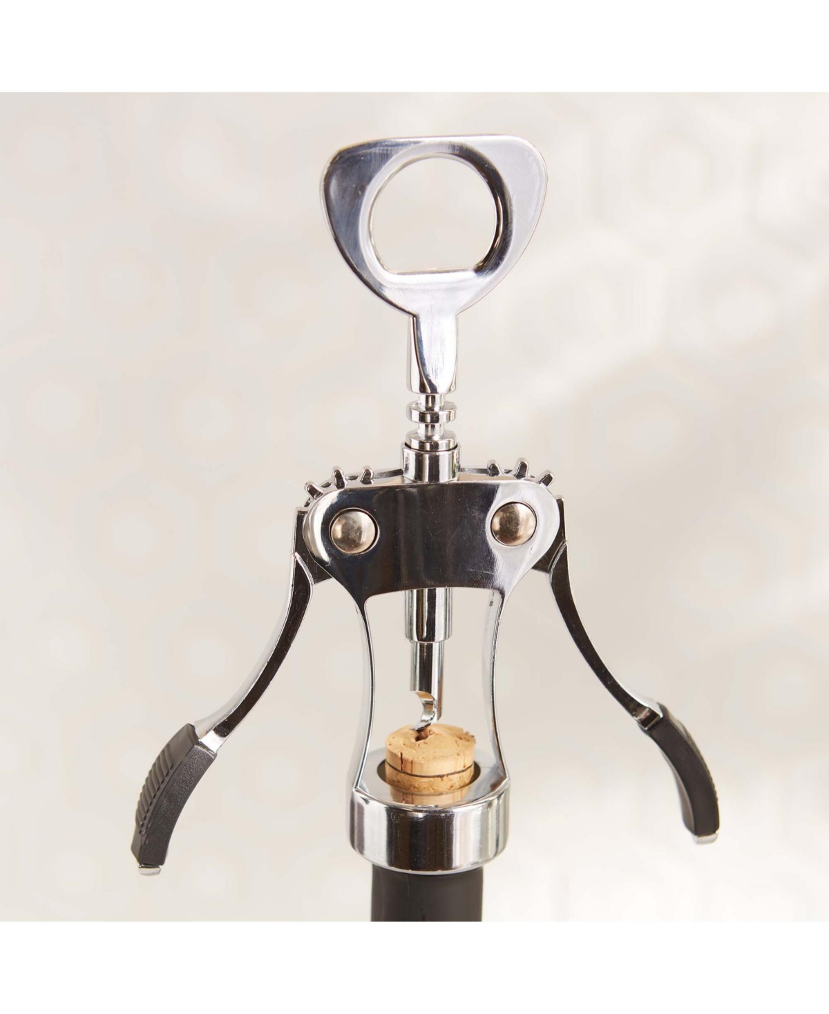 Shop Rsvp International Winged Gear Driven Wine Opener 7x3x1.5" In Black