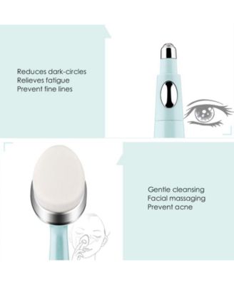 2 in 1 Sonic Facial Brush Cleanser Eye Massager