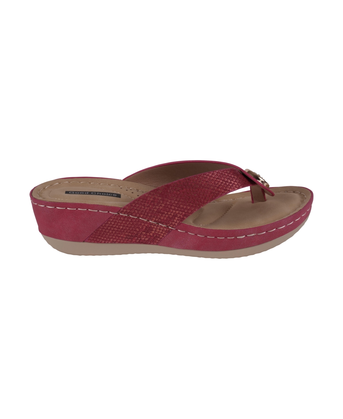 Gc Shoes Women's Dafni Thong Comfort Wedge Sandals