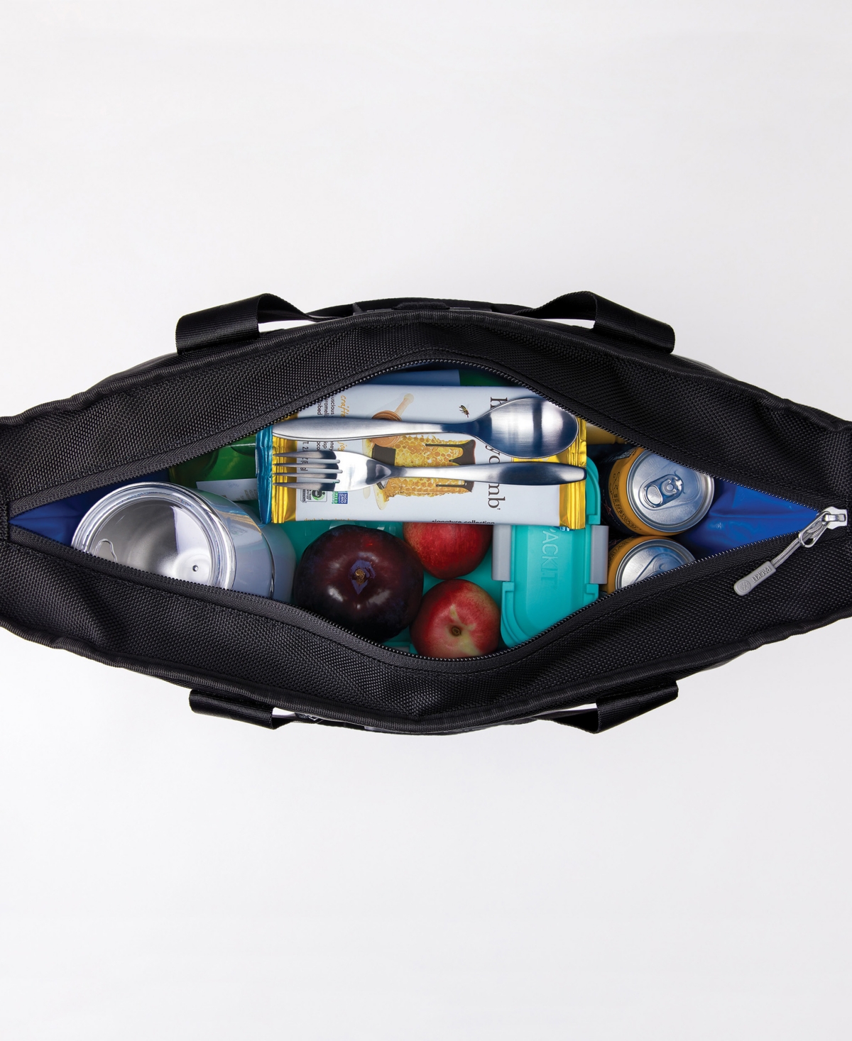 Pack It Freezable Carry Tote In Black,grey