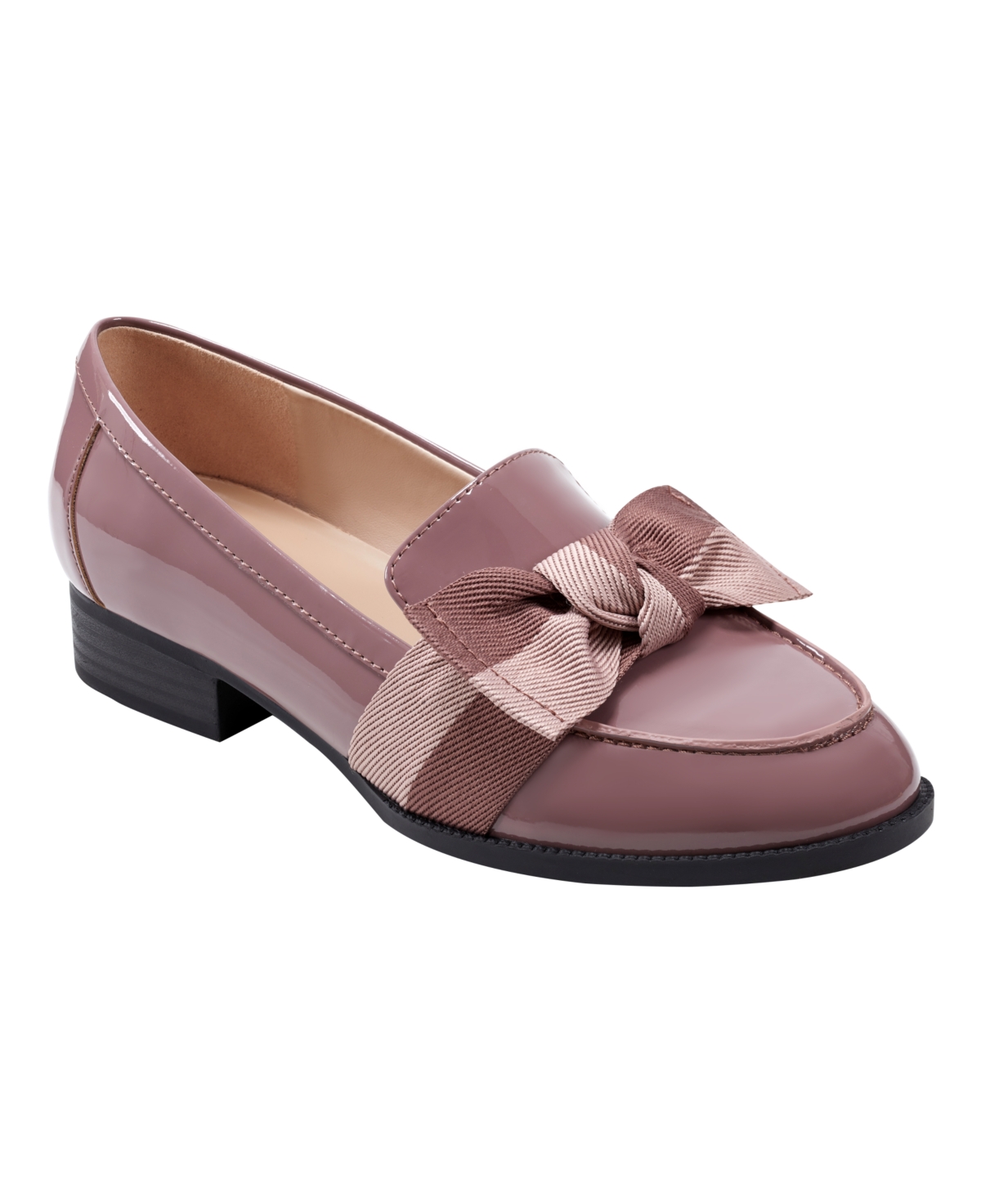 BANDOLINO WOMEN'S LINDIO BOW SLIP ON TAILORED LOAFERS 