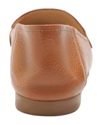 Emma Horse Bit Pebble Leather Classic Loafers