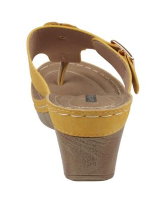 Women's Narbonne Flower Wedge Sandals