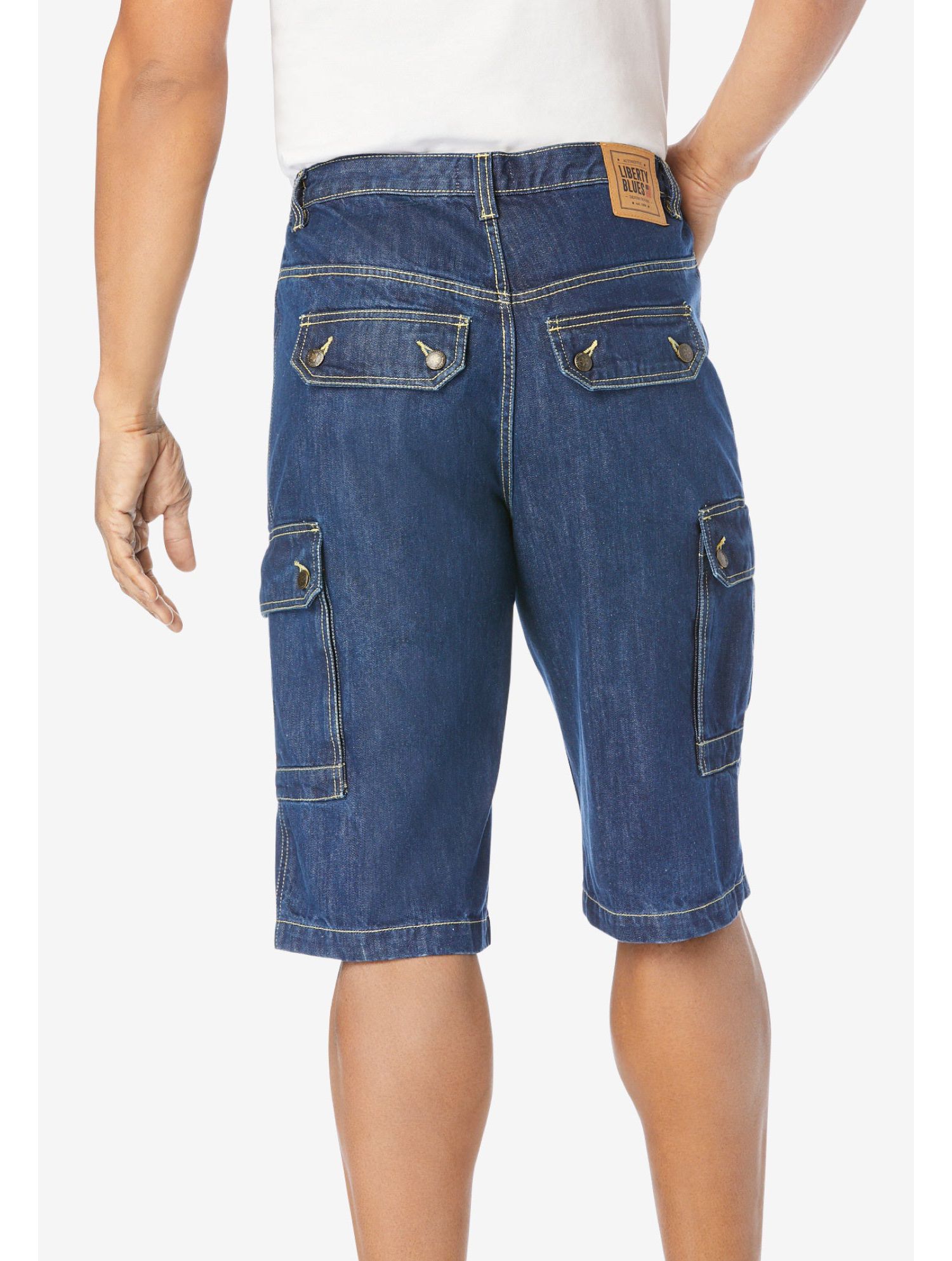 Men's Denim Cargo Shorts
