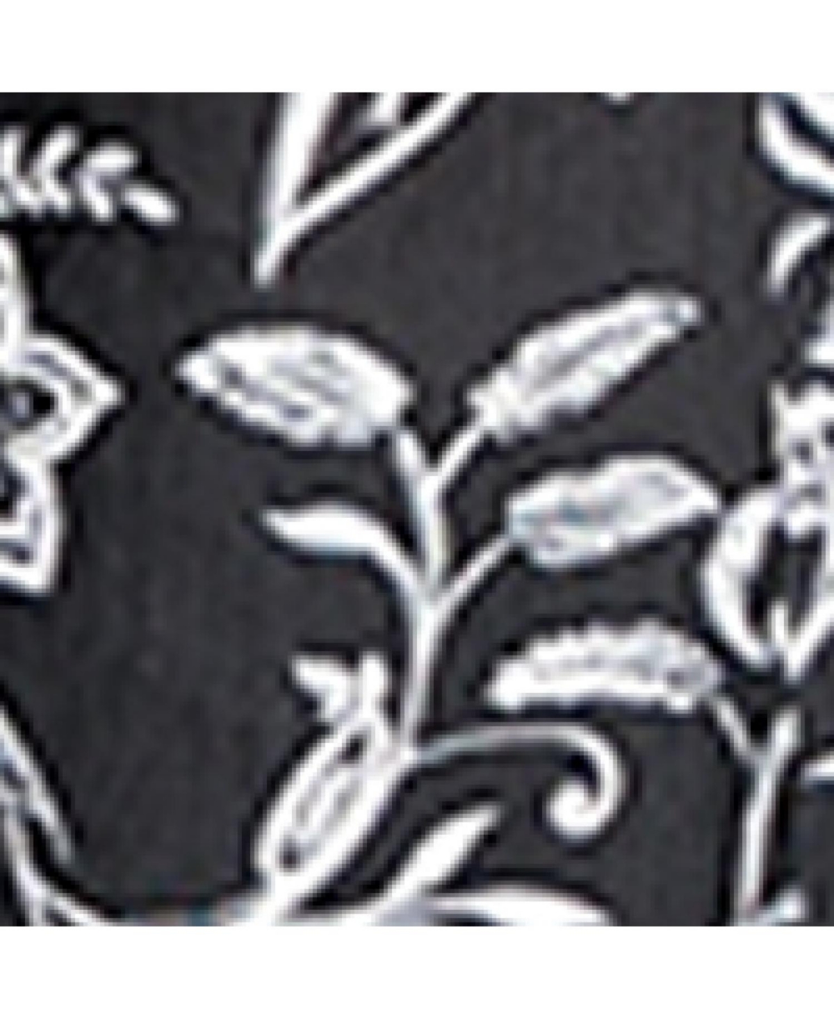 Cupshe Women'sFloral Smocked Waist Cover-Up Pants - Black