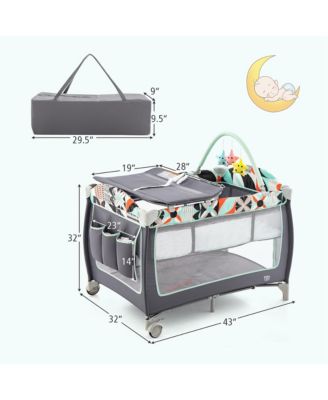 Baby 3 in 1 Playard Portable Nursery Center