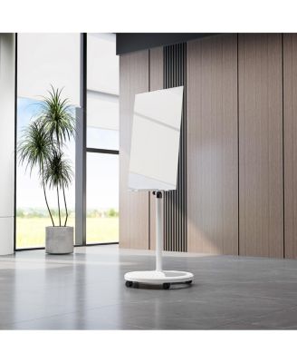 Streamdale Adjustable Magnetic Glass Whiteboard Set