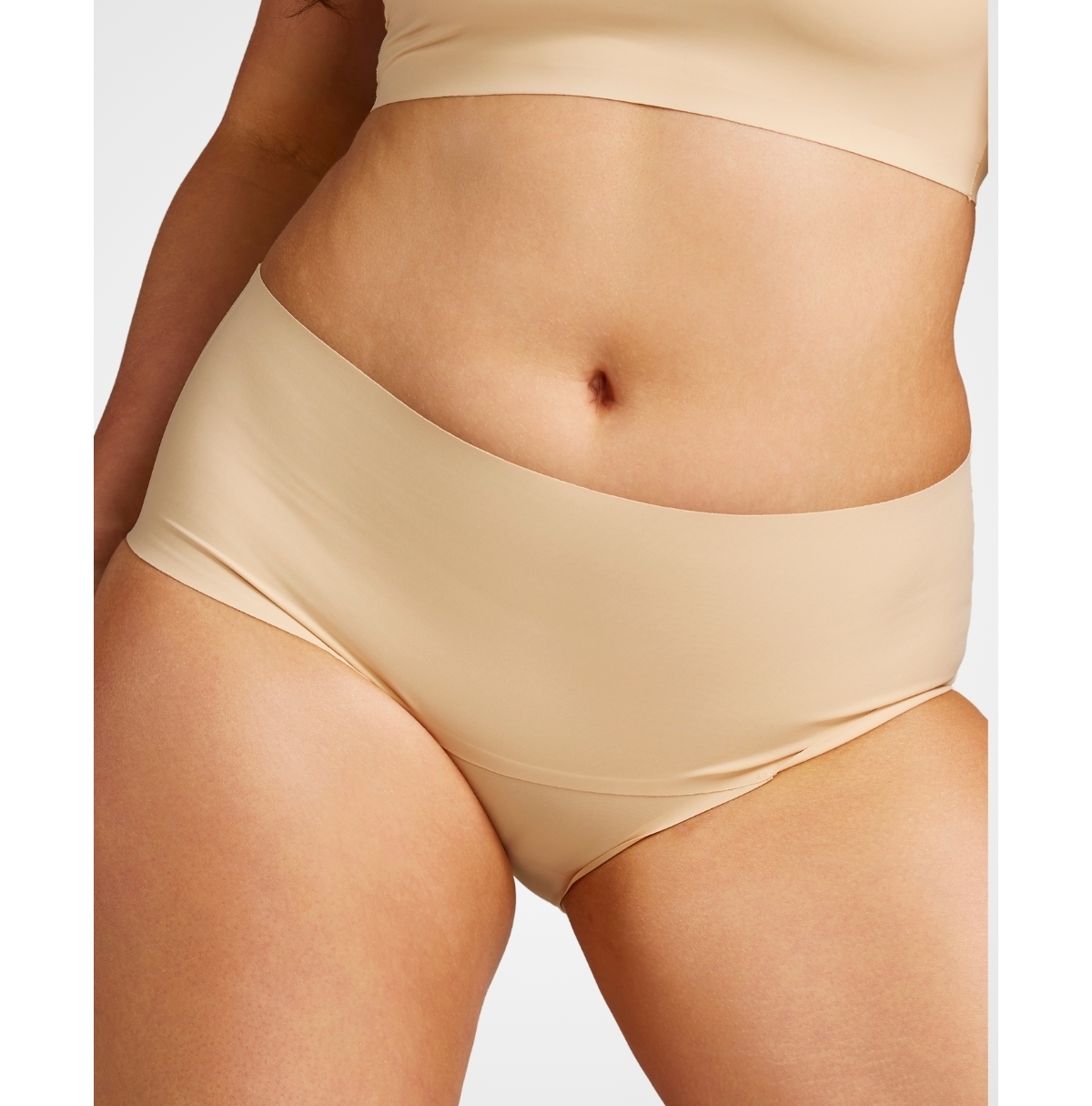 Siella Women's Invisible Full Cut Control Pantie