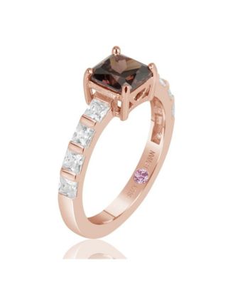 Suzy Levian Sterling Silver Cubic Zirconia Ring