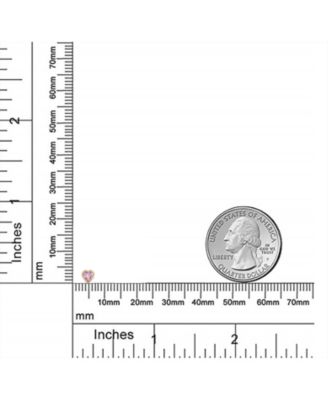 Tiny Cubic Zirconia Real Yellow 14K Real Yellow Gold Heart Stud Earrings