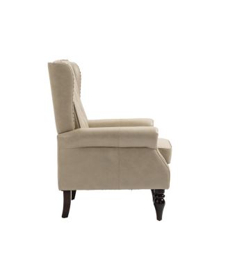 Streamdale Wood Frame Armchair, Modern Accent Chair Lounge Chair For Living Room