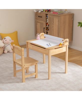 Toddler Multi Activity Table with Chair Kids Art & Crafts Table