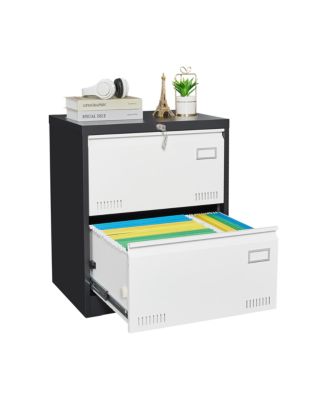 Simplie Fun Locking 2-Drawer Lateral File Cabinet for Home Office - Macy's