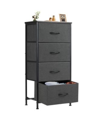 Simplie Fun Drawers Dresser Chest Of Drawers, Metal Frame And Wood Top ...
