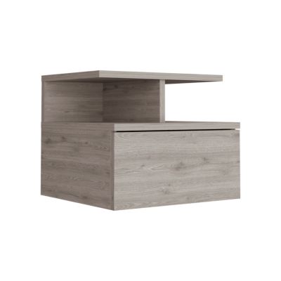  Floating Nightstand Flopini, One Drawer, Macadamia Finish
